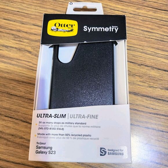 OTTER BOX NIP Symmetry Srs SAMSUNG GALAXY S23 Slim Black Cell Phone Case Holder - Picture 3 of 6